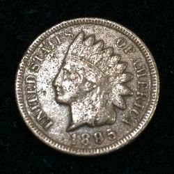 1895 United States 1 Cent "Indian Head Cent" Rare Coin #I-101
