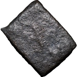 Alternative view of Copper Coin of City-State - Sukatimati(2nd Cen. BC) Ujjaini Symbol above Horse walking Right