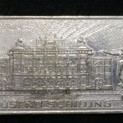 Alternative view of Australia 5000 Schilling Silver Plated Beautiful Medalion (Weight 40 gram.) #I-123