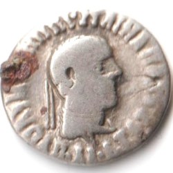 Rare Ancient Coin of One Drachm Apollodotus II Silver oin of Indo Greek Kingdom