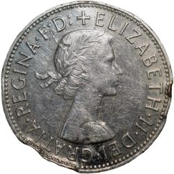 Silver Clad Bronze 1 Penny of Elizabeth II (AD1967) of Great Brittain