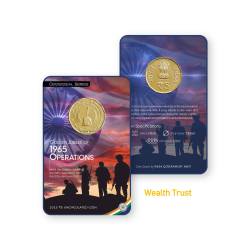 Rs 5 India Gov Issue 1965 Golden Jubilee Operations Issue 2015 Circulating Strike Blister Pack