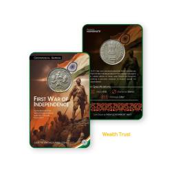 Rs 5 India Gov Issue The FIRST WAR OF INDEPENDANCE 2007 Issue Circulating Strike Blister Pack