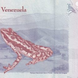 Alternative view of Venezuela 5 Bolívares GEM UNC Note