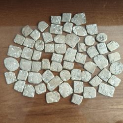 Extremely Rare Silver Magadh Dynasty Silver Punch Mark India's First Coin of Chandragupt Maurya Collectible Coins Randomly Single Coin Given From Set