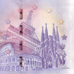 Alternative view of Malta 0 Euro 2019 - Caravaggio in Malta GEM UNC Legal Tender Country Issue