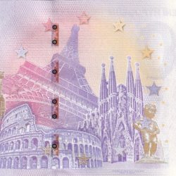 Alternative view of Malta 0 euro Hal Saflieni Hypogeum GEM UNC Legal Tender Country Issue