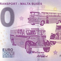 Malta 0 Euro - Vintage transport - Malta buses GEM UNC Legal Tender Country Issue