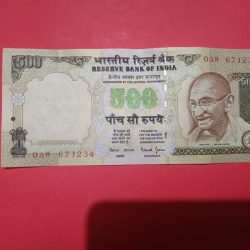 500 Rs Bimal Jalan UNC Note without year.