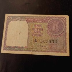 Government of India 1₹ note Condition as per image Same and similar note are available