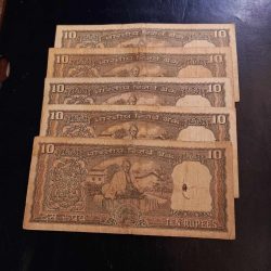 Alternative view of Reserve Bank of India 10₹ note Backside Mahatma Gandhi