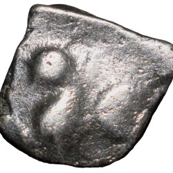 Silver Dramma of Yadava of Devgiri (12th Cen. AD) with Lion Facing left