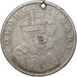 Copper-Nickel Token of George V & Marry 12th December 1911