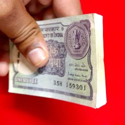 Alternative view of One Rs Old Bundle Finance Secretary Pratap Krishnan Kaul 1985 Year 159301