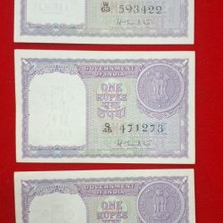 One rupee note A-5 H.M. Patel year 1951 Gem UNC Condition each note price 1050