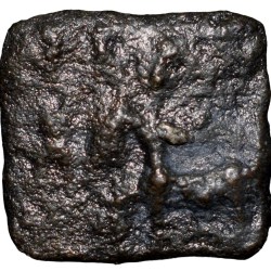 Copper Coin of City-State - Sukatimati(2nd Cen. BC) Horse walking left, Brahmi legend