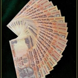 Rs 10 India Banknote Set Gem UNC Unique 20 Note Complete Alphabet Set UNC