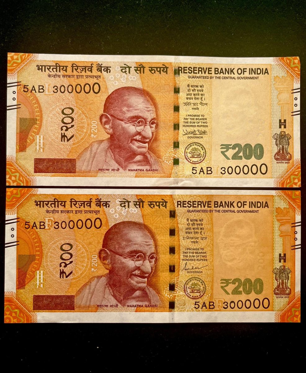 Rs 200 India Banknote Twin Set Super Solid 5AB 300000 Gem Unc Unique and Rare