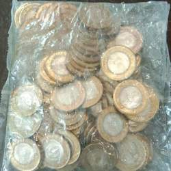 Alternative view of Ten Rs Scare Coin Pkt 60 Years Of Coir Board Mumbai Mint RBI Sealed Packed Pkt