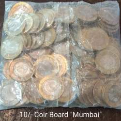 Ten Rs Scare Coin Pkt 60 Years Of Coir Board Mumbai Mint RBI Sealed Packed Pkt