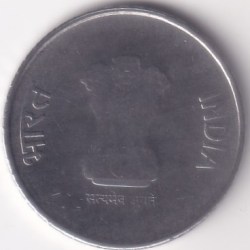 Alternative view of AKAM EX Rare 2 Rs 2021 Hyderabad Mint Coin