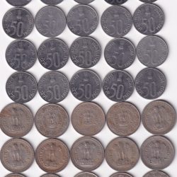 Alternative view of 35 Different Dates Half Rupees India (All Different Dates Rare Coins )