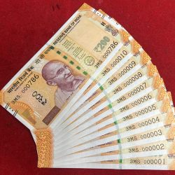 Rs 200 India Banknote Fancy Number Set 000001 to 000010 ➕ 000786 Same prefix Totally 11 note set GEM UNC UNIQUE