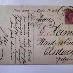 Alternative view of India vintage postcards series Moombadevi Road, Bombay Unique and Rare 19th Century Issue