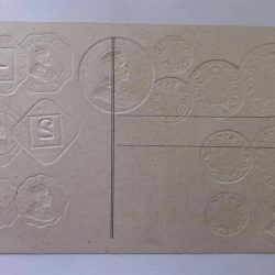 Alternative view of Empire British India & Ceylon 1st Day Postcard issues 0f all Circulating Coins printed in Germany