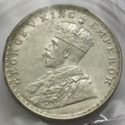 George V One Rupee 1915 Silver Coin UNC Rare