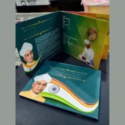 10 Rupee Coin Set of 125th Birth Anniversary of Dr. S. Radhakrishnan 1883-2013 Proof Set of Hyderabad Mint