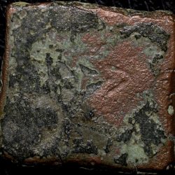 Alternative view of Rare Copper Punch-Marked from Vidarbha Region(300-200 BC) with Circular Pond with Fishes