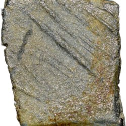 Alternative view of Potin Coin of Satakarni I (1st Cen. BC) of Satavahan Dynasty from Vidarbha (Paoni)