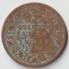 One Quarter Anna 1901 Copper Coin of Victoria Empress British India Coinage