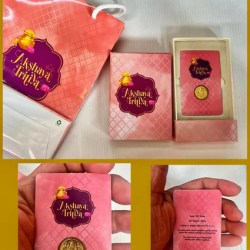 Akshaya Tritya 50Mg Gold 999 Pure Lakshmi Mata Very Unique and Rare Collectible Item