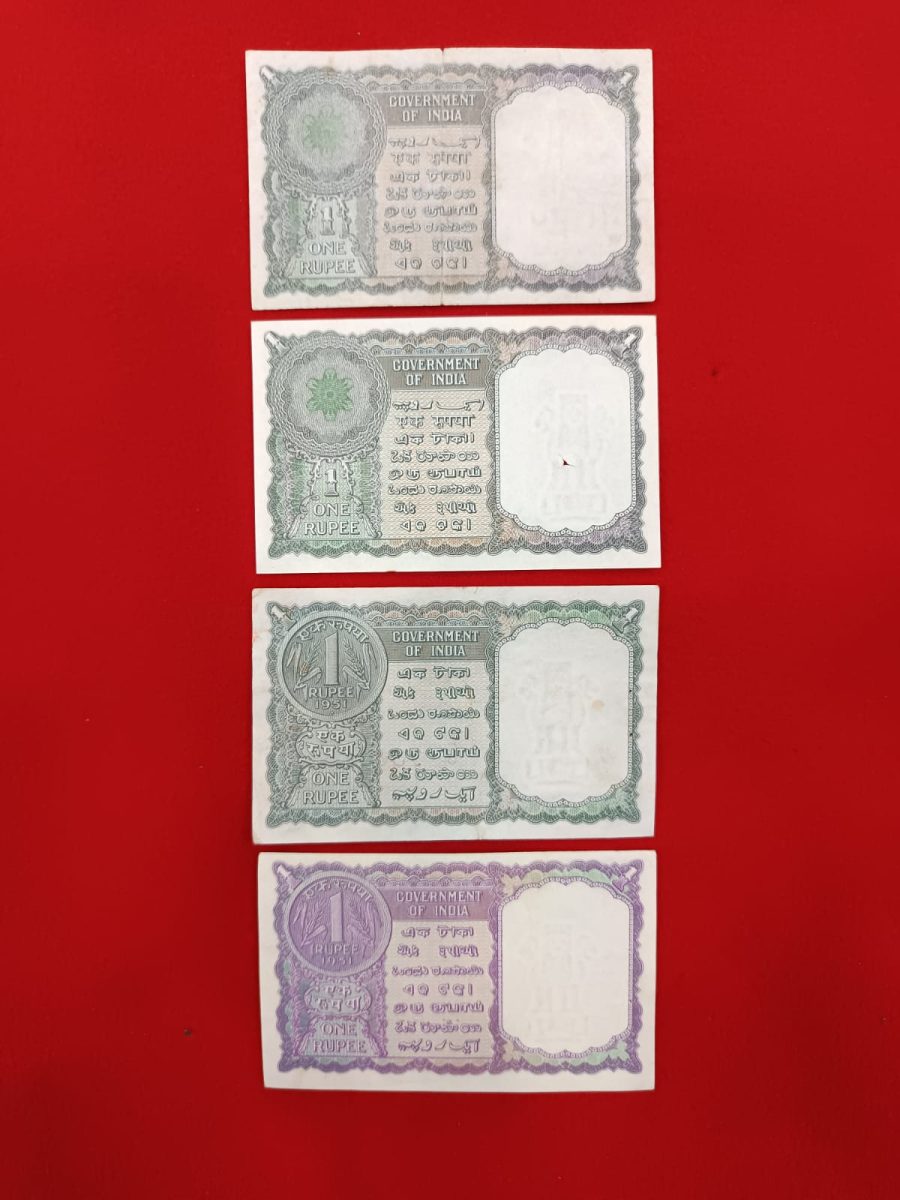 A-1,A-2,A-3,A-4 ONE RUPEE NOTE VERY GOOD CONDITION - Image 2
