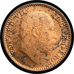 Alternative view of Edward VII, 1/12 Anna, 1905, UNC