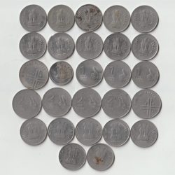 27 Coins Set of One Rupees 1994-2017 Commemorative Issue Republic India Coinage