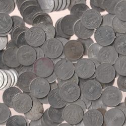 50 Coins Lot of 1 Rupee Different Date Mix Collection of Republic India Coins Mix Randomly 50 Coins Given