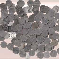 Alternative view of 50 Coins Lot of 1 Rupee Different Date Mix Collection of Republic India Coins Mix Randomly 50 Coins Given