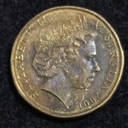 Alternative view of 2001 Australia 1 Dollar - Elizabeth II - Federation - Australia Rare Lowest Price coin #A-104