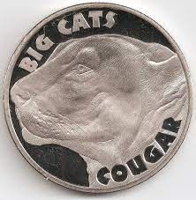 Sierra Leone, 1 Dollar, 2020, KM# 473, Big Cats - Cougar, UNC Condition.