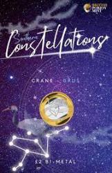 Alternative view of British Antarctic Territory, 2 Pounds, 2022, Southern Constellations - Grus constellation, the Crane, KM# 56, Bimetal, Mint coin card.