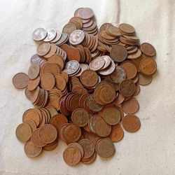 Republic India coin Decimal currency 1naya Paisa Only copper coin Mixed year & mint