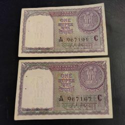 Government of India 1₹ note Governor l.k.jha Same and similar piece is available