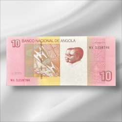 Angola 10 Kwanza UnC Bank note ending 786 Collectable Series Unique and Rare