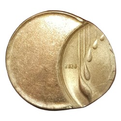 5 Rupees New Year 2020 Major OFF CENTRE Error UNC Grade.