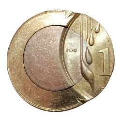 10 Rupees New Year 2020 Major OFF CENTRE Error UNC Grade.