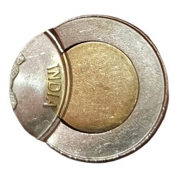 Alternative view of 20 Rupees New Issue Year 2020 Major OFF CENTRE Error **SCARE** UNC Grade.