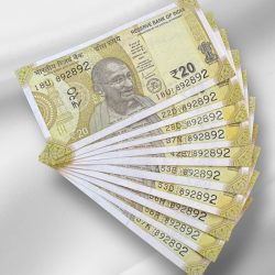 RS 20/- India Banknote Latest Issue Number Repeater 892892 x 10 GEM UNC Unique and Rare